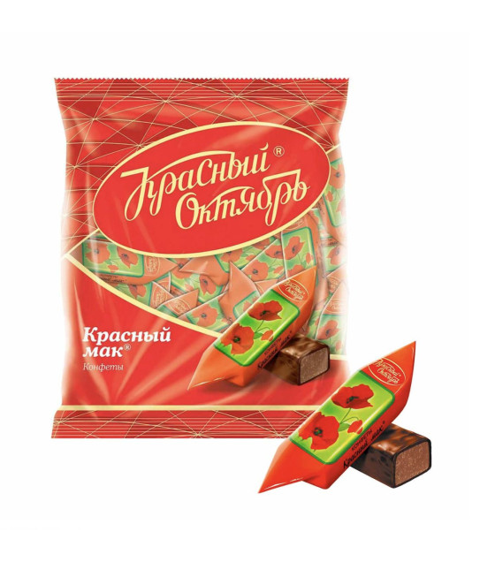 KRASNY OKTYABR Krasny Mak Candies - 250g (best before 21.02.27)