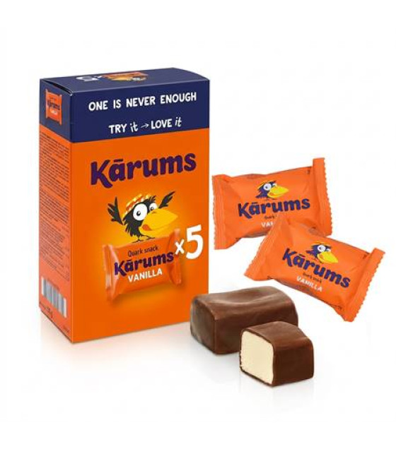 KARUMS Glazed Curd Bars "Vanilla" Multipack (5x45g) - 225g (best before 15.02.27)