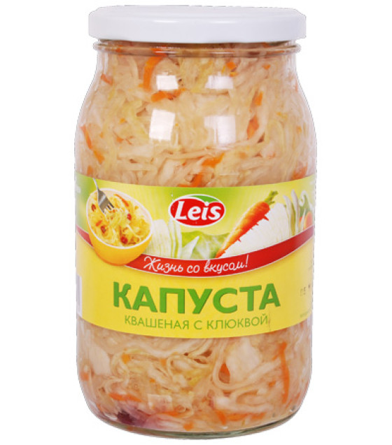 LEIS Sauerkraut Lightly-salted with Cranberry - 900g (best before 10.02.27)