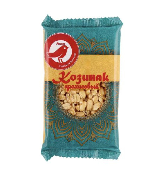 AUCHAN Krasnaya Ptitsa Peanut Kozinak - 170g (best before 06.01.27)