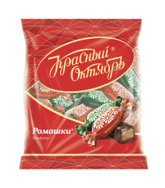 KRASNY OKTYABR Romashki Fondant Candies - 250g (best before 14.05.27)