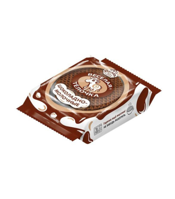 DYMKA Veselaya Telochka Chocolate-Milk Waffles - 150g (best before 28.02.27)