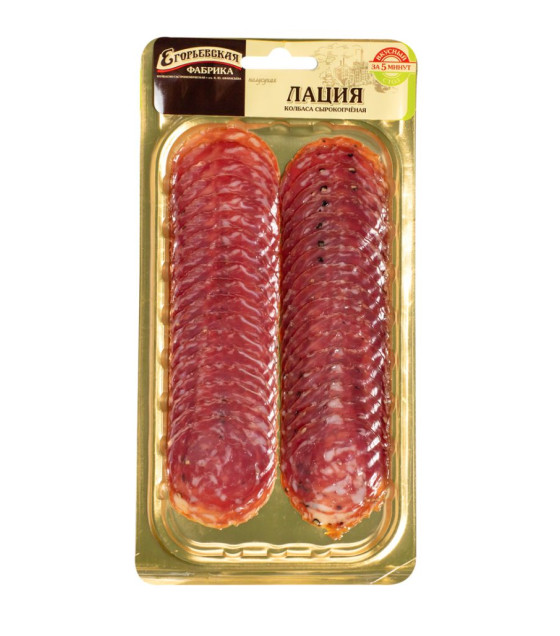 EGORYEVSKAYA Dry-cured Sausage "Latsia" Sliced - 70g (best before 26.02.26)