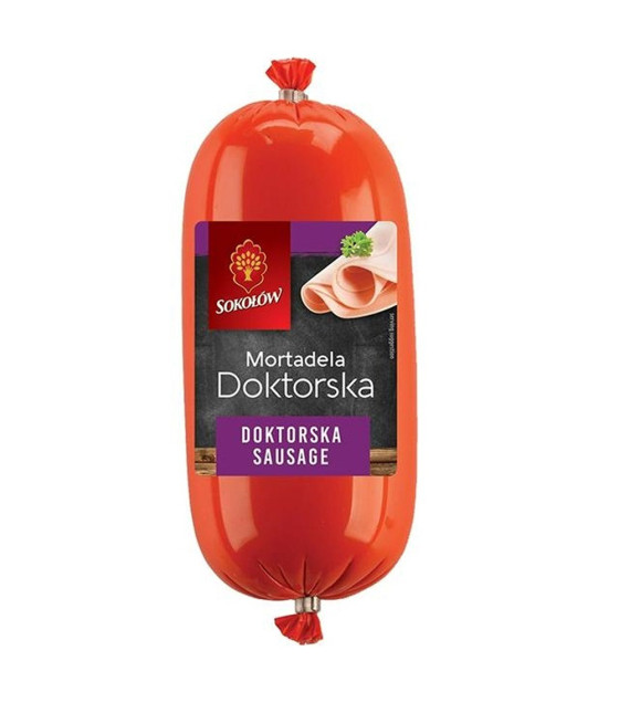 SOKOLOW Mortadela Doktorska Boiled Sausage - 500g (best before 13.12.26)