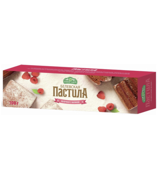 BELEVSKIE SLADOSTI Apple & Raspberry Pastila - 100g (best before 28.08.27)