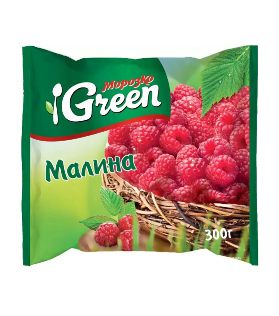 MOROZKO GREEN Frozen Raspberries - 300g (best before 27.09.26)