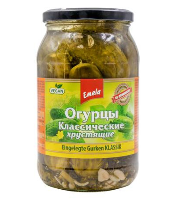EMELA Classic Crunchy Cucumbers - 860g (best before 07.04.28)