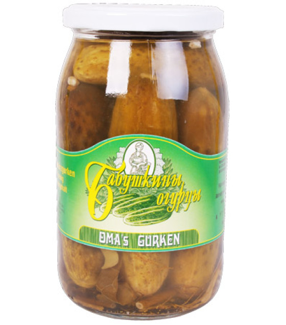 BABUSHKINY Crunchy Pickled Classic Cucumbers (Grandmother's recepie) - 850g (best before 20.07.28)