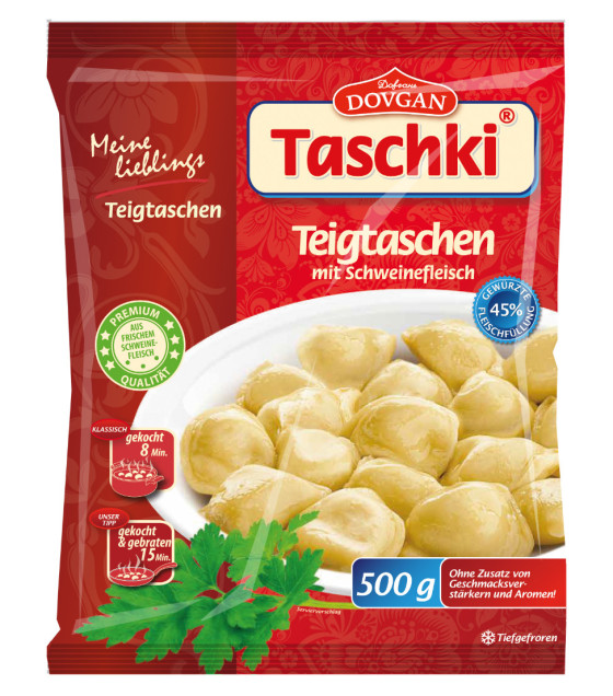 DOVGAN Dumplings Pelmeni with Pork - 500g (best before 16.01.26)