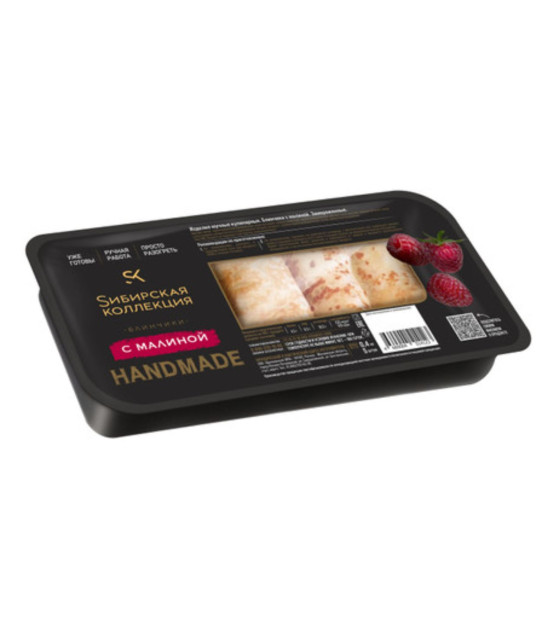 SIBERIAN COLLECTION Handmade Raspberry Blini - 400g (best before 05.05.26)