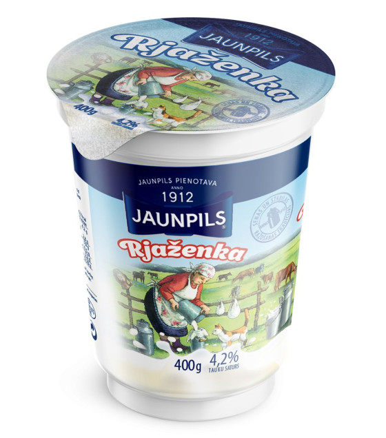 JAUNPILS Ryazhenka 4.2% fat - 400g (best before 22.07.25)