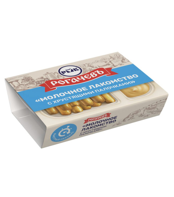 ROGACHEV Sweetened Condensed Milk with Crunchy Breadsticks - 47g (best before 06.09.26)