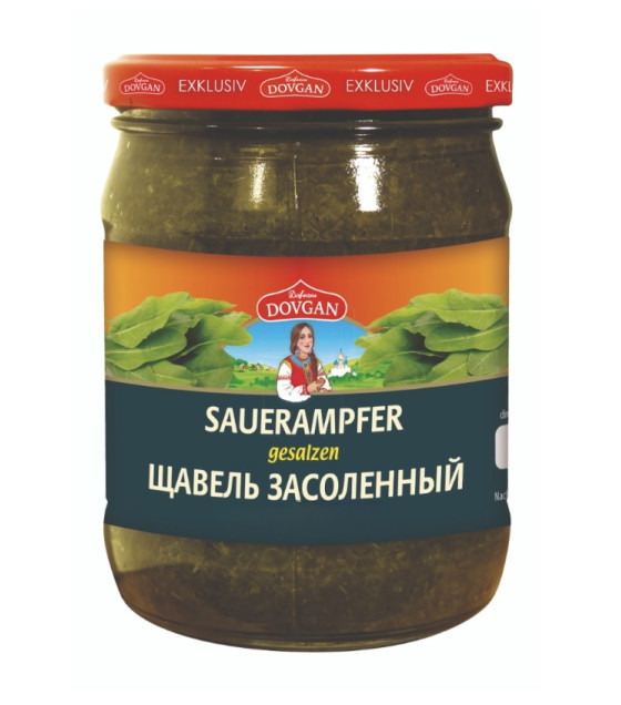 DOVGAN Sorrel Salted - 480g (best before 07.07.27)
