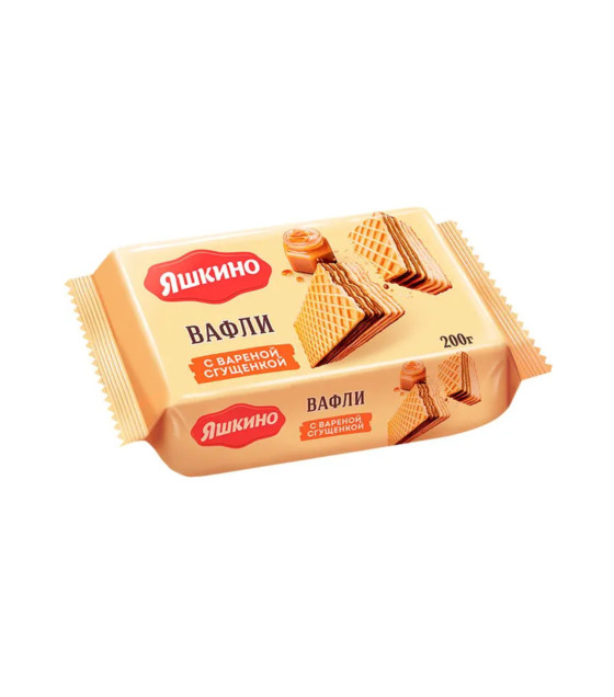 YASHKINO Wafers with Boiled Condensed Milk - 200g (best before 08.12.26)
