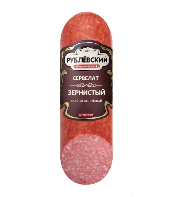 RUBLEVSKY Zernisty Servelat (Cooked-Smoked) - 300g (best before 20.04.26)