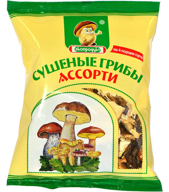 ECOPRODUCT Assorted Dried Mushroom Mix - 50g (best before 29.11.26)