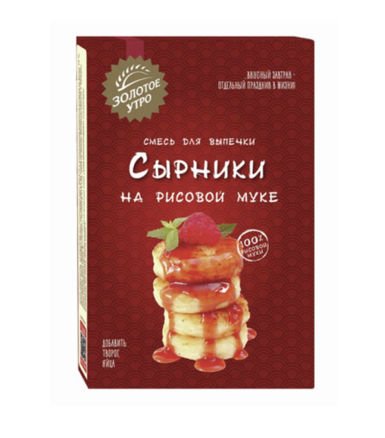 S.PUDOV Rice Flour Syrniki (Cottage Cheese Pancakes) Baking Mix - 110g (best before 17.05.27)