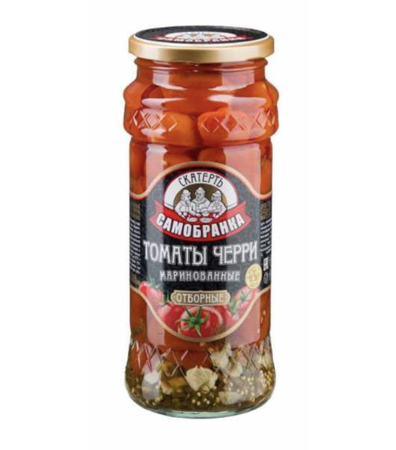 SKATERTH-SAMOBRANKA Pickled Red Honey Cherry Tomatoes - 580g (best before 28.08.27)