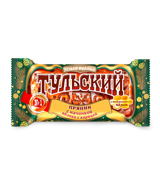 Gingerbread "Tula" with Apple and Cinnamon filling - 140g (best before 08.09.25)