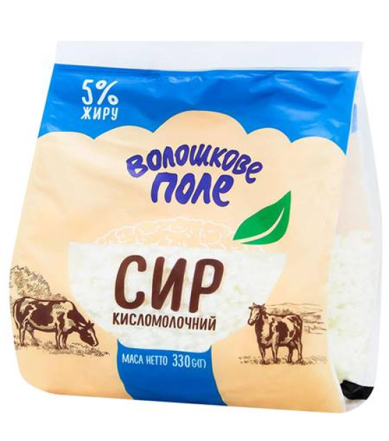 VOLOSHKOVE POLE Cottage Cheese 5% - 330g (best before 06.08.27)