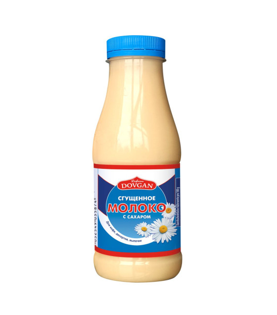 DOVGAN Sweetened Condensed Milk 8.5% fat (Plastic Bottle) - 480g (best before 13.04.26)