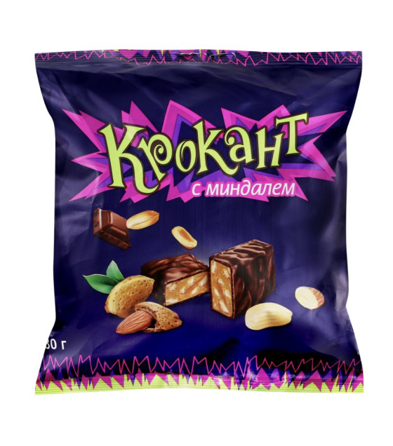 KROKANT Almond & Peanut Brittle Candies - 250g (best before 05.12.27)