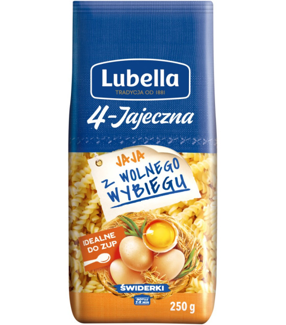 LUBELLA "4-Jajeczna Swiderki" 4 Eggs Noodles - 250g (best before 30.09.27)