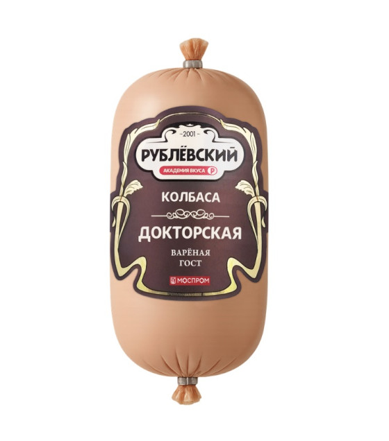 RUBLEVSKY Doktorskaya Cooked Whole Sausage - 400g (best before 17.11.26)