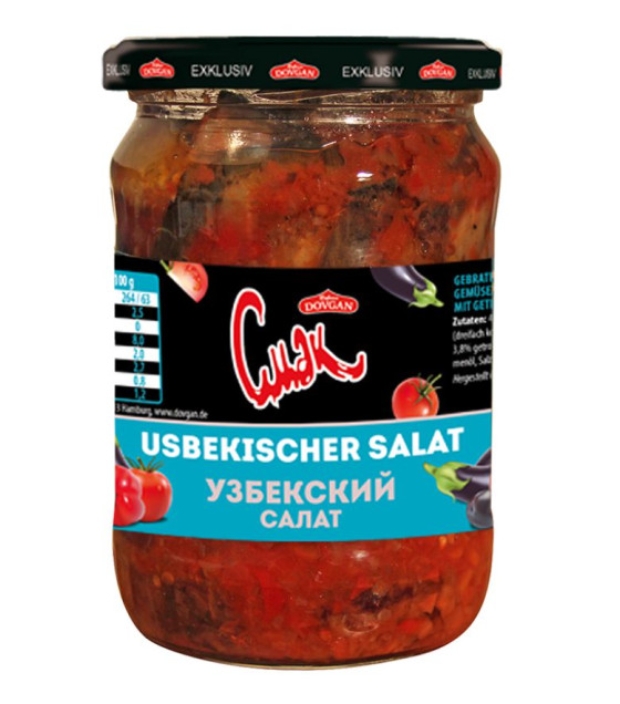 DOVGAN SMAK Uzbek-Style Salad - 530g  (best before 20.07.27)