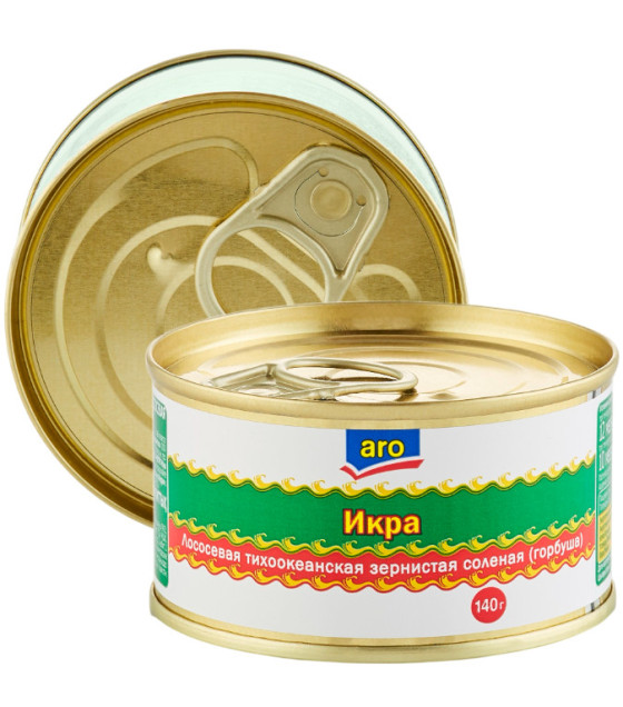 ARO Salmon Caviar (Gorbusha) - 140g (best before 24.06.26)