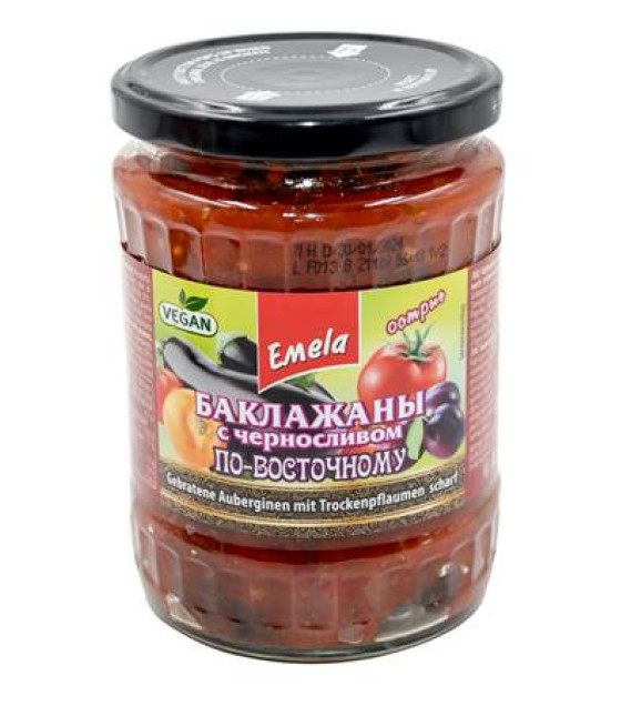 EMELA Spicy Eggplants with Prunes, Eastern Style - 530g (best before 30.01.28)