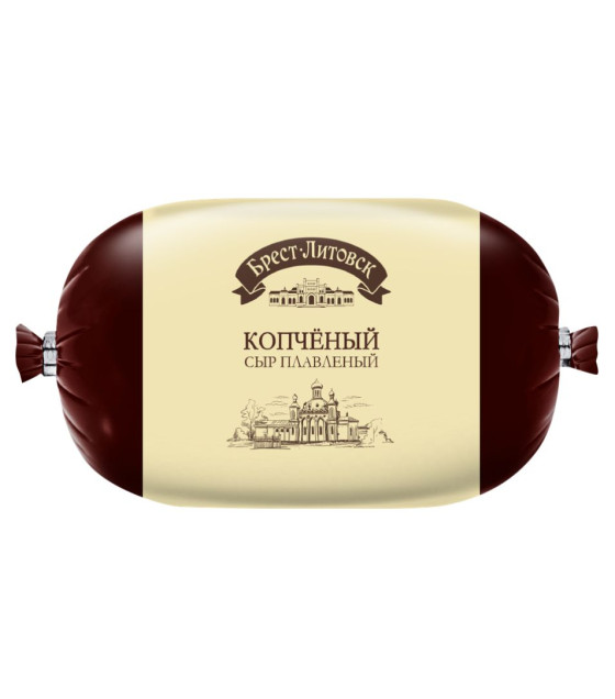 BREST LITOVSK Smoked Processed Cheese Block - 300g (best before 18.08.26)