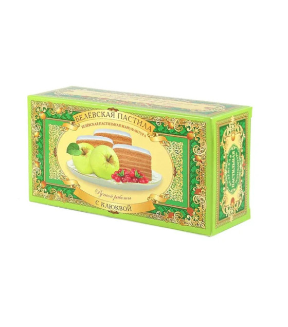 BELEVSKY PASTILA MANUFAСTURE Pastila Belevskaya with Cranberry - 100g (best before 28.04.26)
