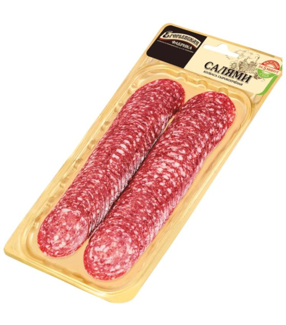 EGORYEVSKAYA Semi-dry Sausage "Salami" Sliced - 70g (best before 26.05.26)