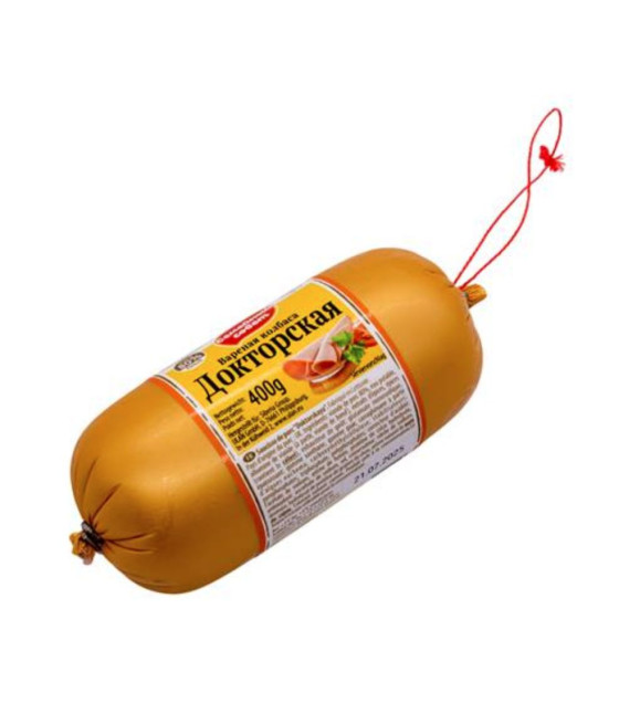 FAMILY FEAST Doktorskaya Sausage with 80% meat - 400g (best before 22.07.25)