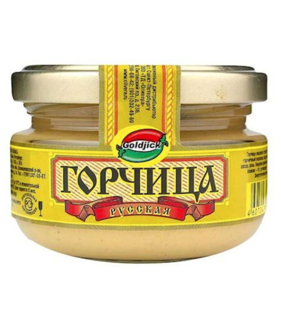 TAPAKO Mustard "Russkaja" - 120g (best before 29.07.25)