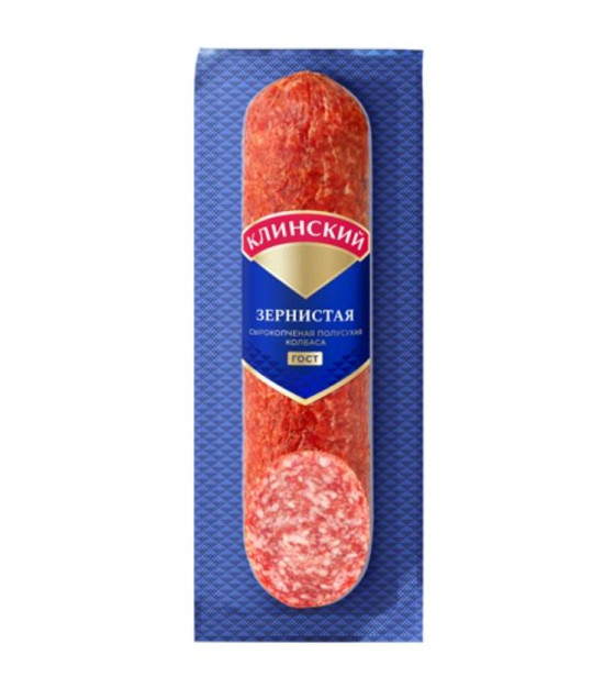 KLINSKY Raw Smoked Sausage High Grade "Zernistaya" - 300g (best before 20.08.25)