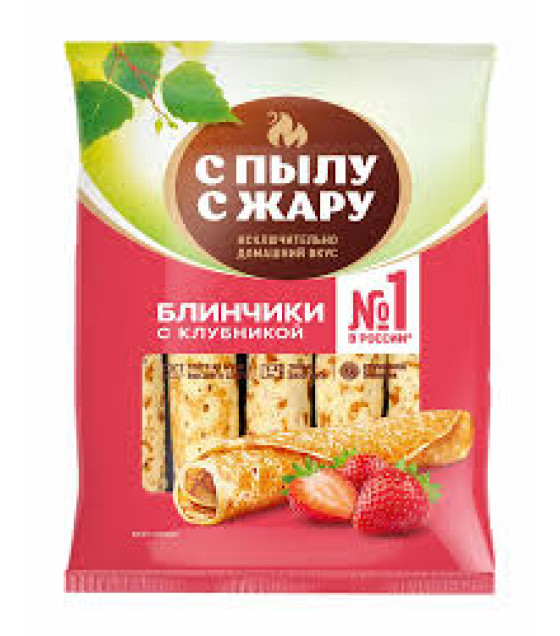 S PYLY S JARY Pancakes with Strawberry (6 pcs) - 360g (best before 13.08.25)