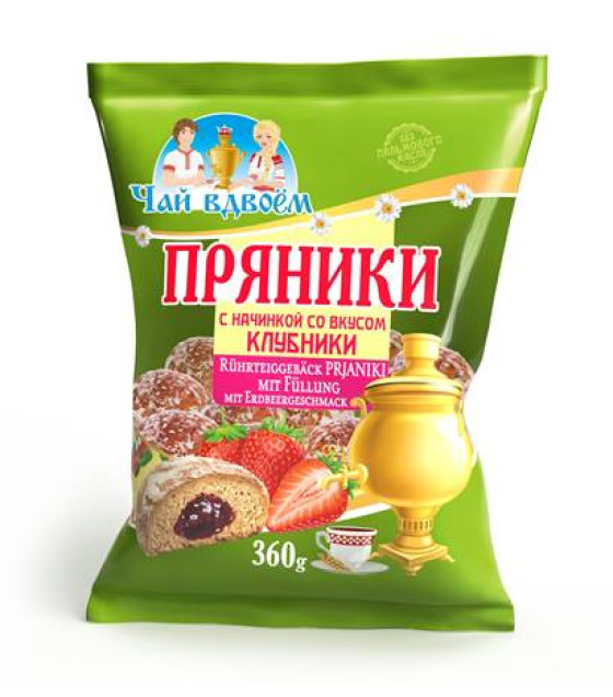 TEA TOGETHER Strawberry-filled Gingerbread - 360g (best before 03.01.26)