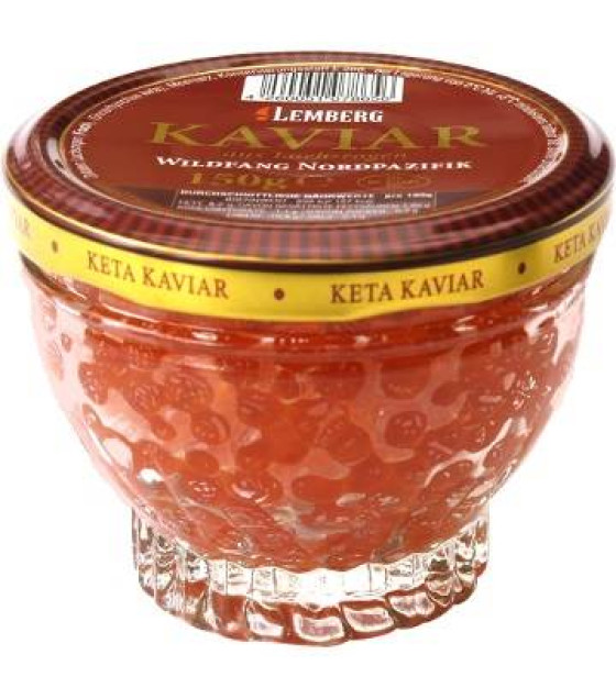 LEMBERG Salmon Caviar "Kristal Gold" (Keta) - 150g (best before 29.08.25)