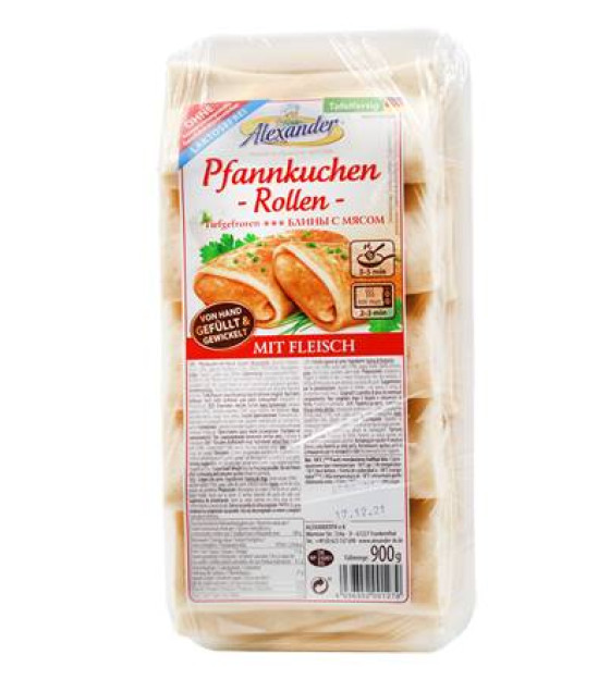 ALEXANDER Pancakes with Meat (Hand-made) (10 pcs) - 900g (best before 12.07.25)