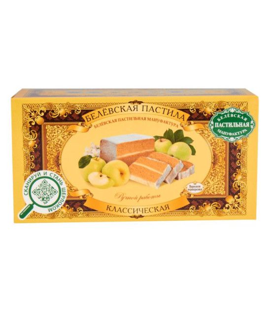 BELEVSKY PASTILA MANUFAСTURE Pastila Belevskaya with apple Classic - 100g (best before 25.01.26)