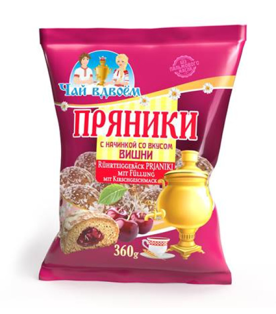 TEA TOGETHER Cherry-filled Gingerbread - 360g (best before 03.01.26)