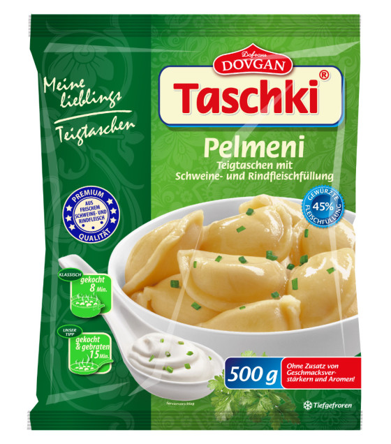 DOVGAN Dumplings Pelmeni with Beef and Pork - 500g (best before 16.01.26)