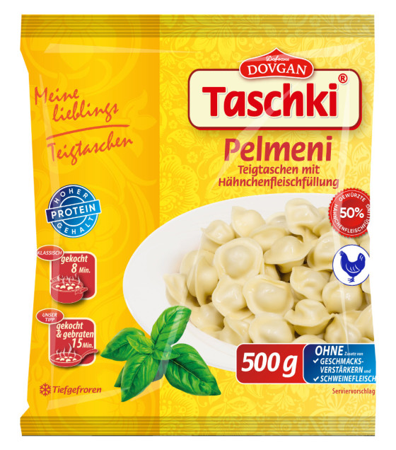 DOVGAN Dumplings Pelmeni with Chicken - 500g (best before 16.01.26)