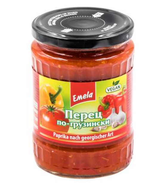 EMELA Paprika Peppers, Georgian Style - 580g (best before 30.03.26)