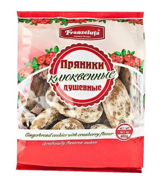 FRANZELUTA Gingerbread "Cranberry" - 400g (best before 01.10.25)