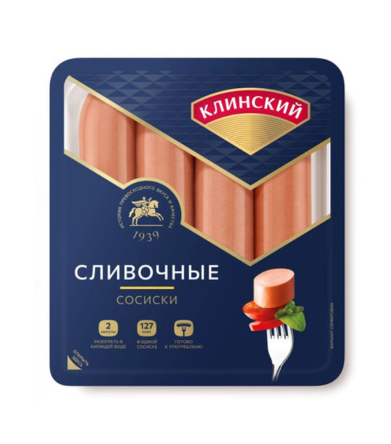KLINSKY Sausages "Creamy" - 470g (best before 12.05.26)