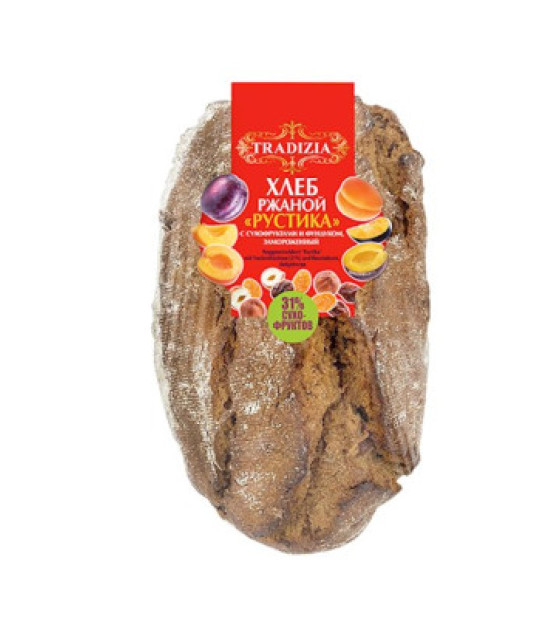 TRADIZIA Dark Rye Bread with Dried Fruits and Hazelnuts - 700g (best before 12.10.25)