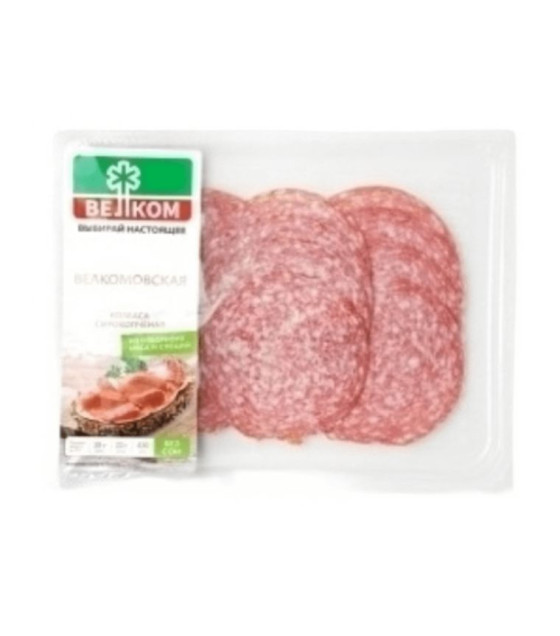 WELKOM Raw Cooked Sausage "Welkomovskaya" Sliced - 90g (best before 20.01.25)